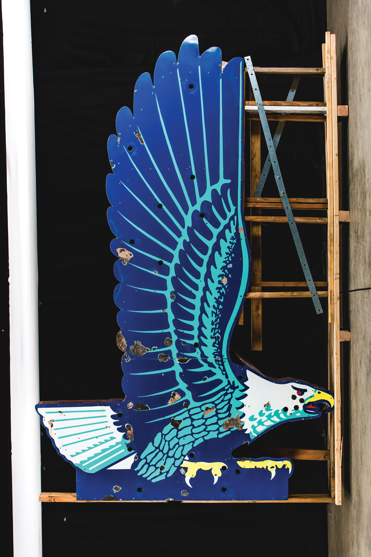 Richfield Eagle Neon Identification Signs Mounted Back-To-Back offered at RM Auctions’ Auburn Spring live auction 2019